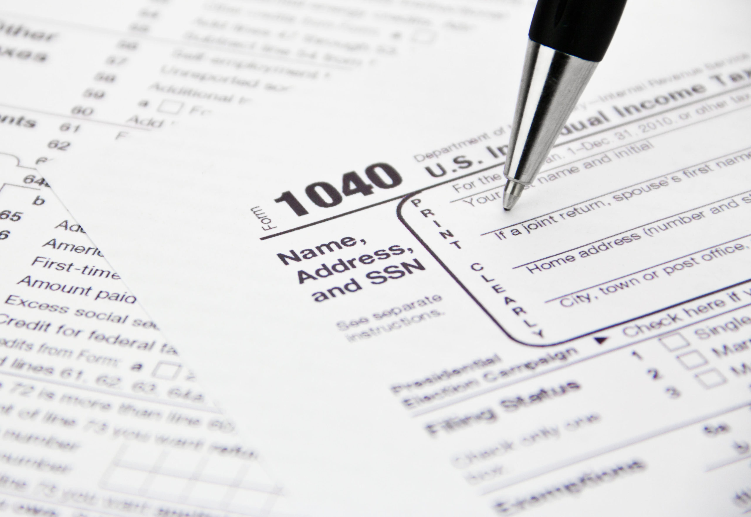 Tax Form Application Fraud